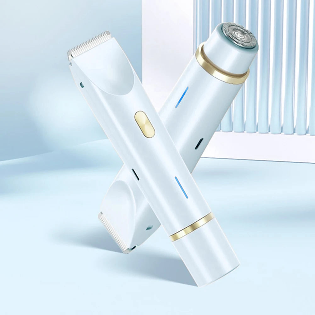 Electric Razors Bikini Trimmer for Women Waterproof Body Hair Trimmer Rechargeable for Pubic Legs Body Hair Epilator