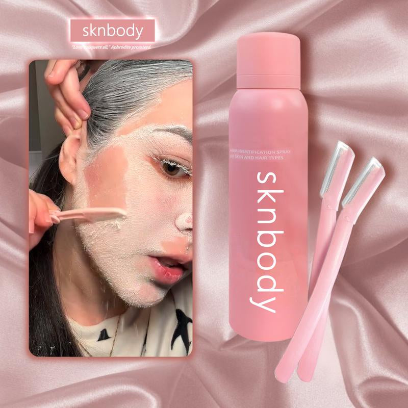 SKNBODY Hair Identifier Spray for Face Shaving, Moisturizing and Skin Care Dermaplaner Spray,Skin Body Face Hair Identifier Spray, Skin Dermaplaning Spray for Face