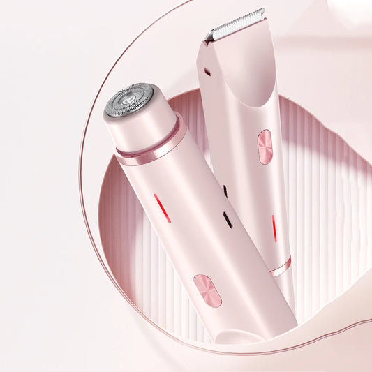 Electric Razors Bikini Trimmer for Women Waterproof Body Hair Trimmer Rechargeable for Pubic Legs Body Hair Epilator